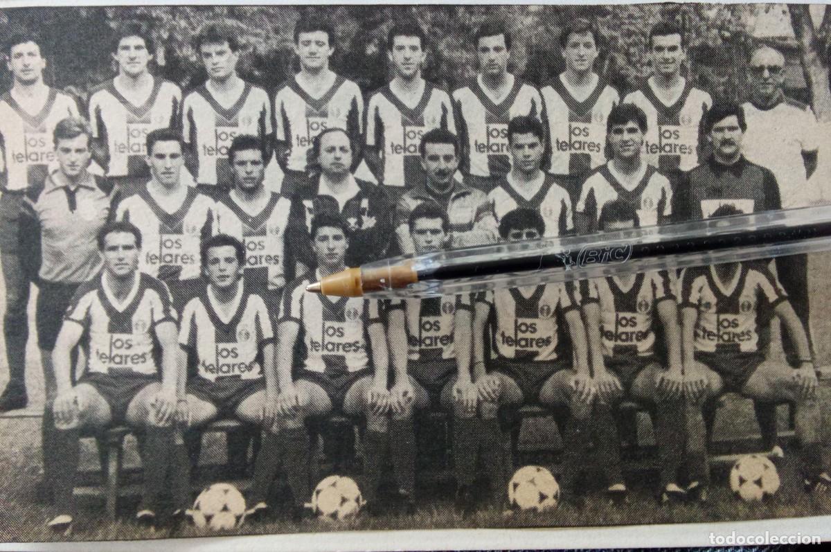 Coleccionismo deportivo: Equipo Real Avil&eacute;s Industrial, Asturias temp. 1988-89 en 2&ordf; B Recorte Marca