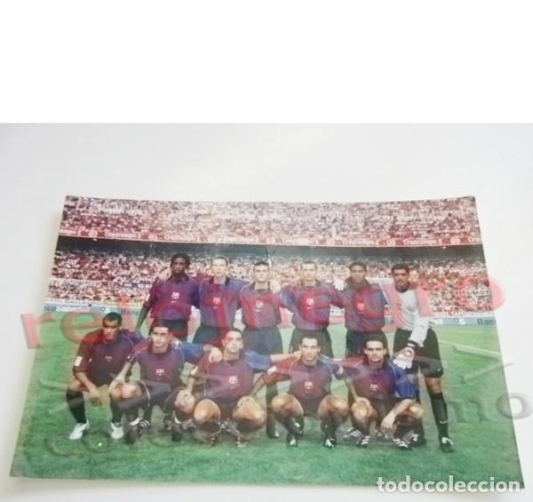 Coleccionismo deportivo: FOTO EQUIPO FC BARCELONA BAR&Ccedil;A F&Uacute;TBOL CLUB LUIS ENRIQUE XAVI KLUIVERT DE BOER COCU RIVALDO FOTOGRAF&Iacute;