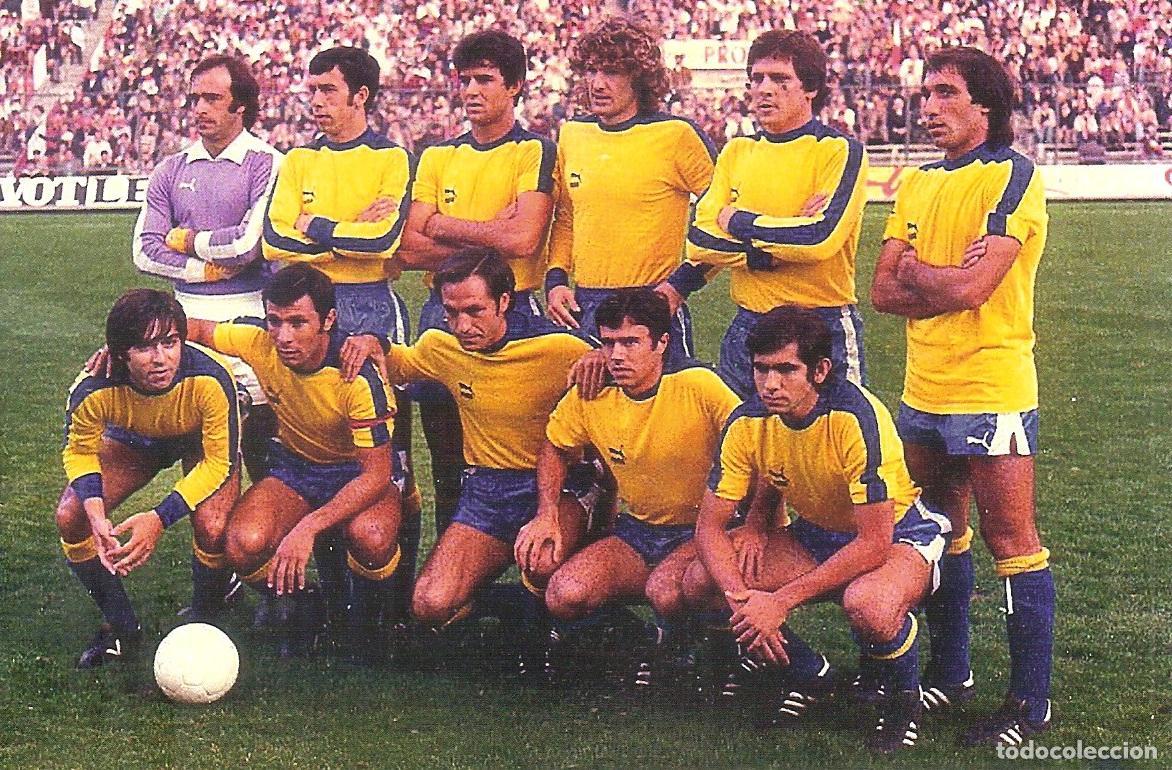 Coleccionismo deportivo: POSTAL FOTOGR&Aacute;FICA C&Aacute;DIZ CF 1977/78