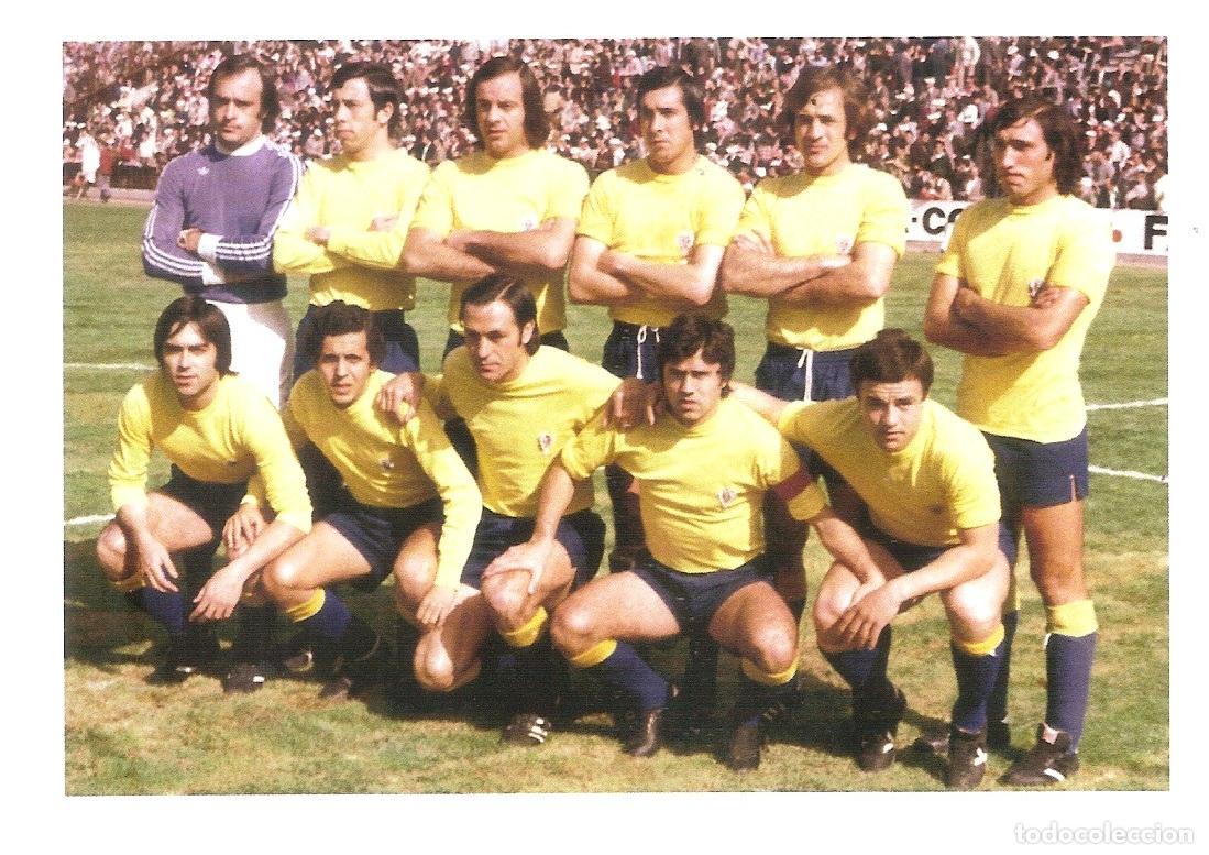 Coleccionismo deportivo: POSTAL FOTOGR&Aacute;FICA C&Aacute;DIZ CF 1976/77