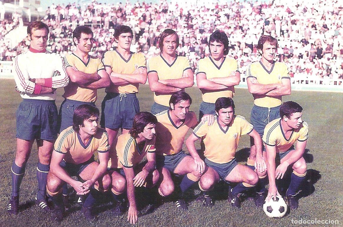 Coleccionismo deportivo: POSTAL FOTOGR&Aacute;FICA C&Aacute;DIZ CF 1976/77