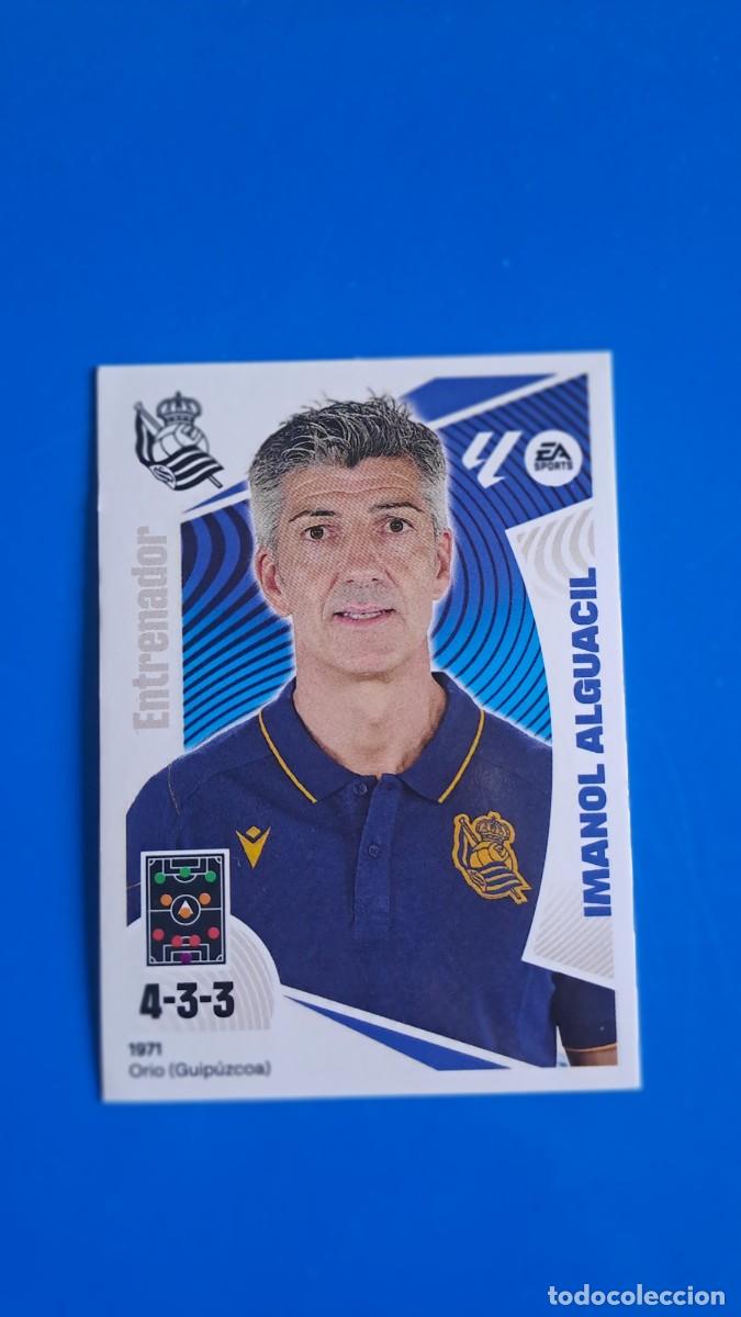 Coleccionismo deportivo: LIGA ESTE 2024 2025 24 25 N&ordm; 2 ENTRENADOR IMANOL ALGUACIL REAL SOCIEDAD NUEVO SIN PEGAR