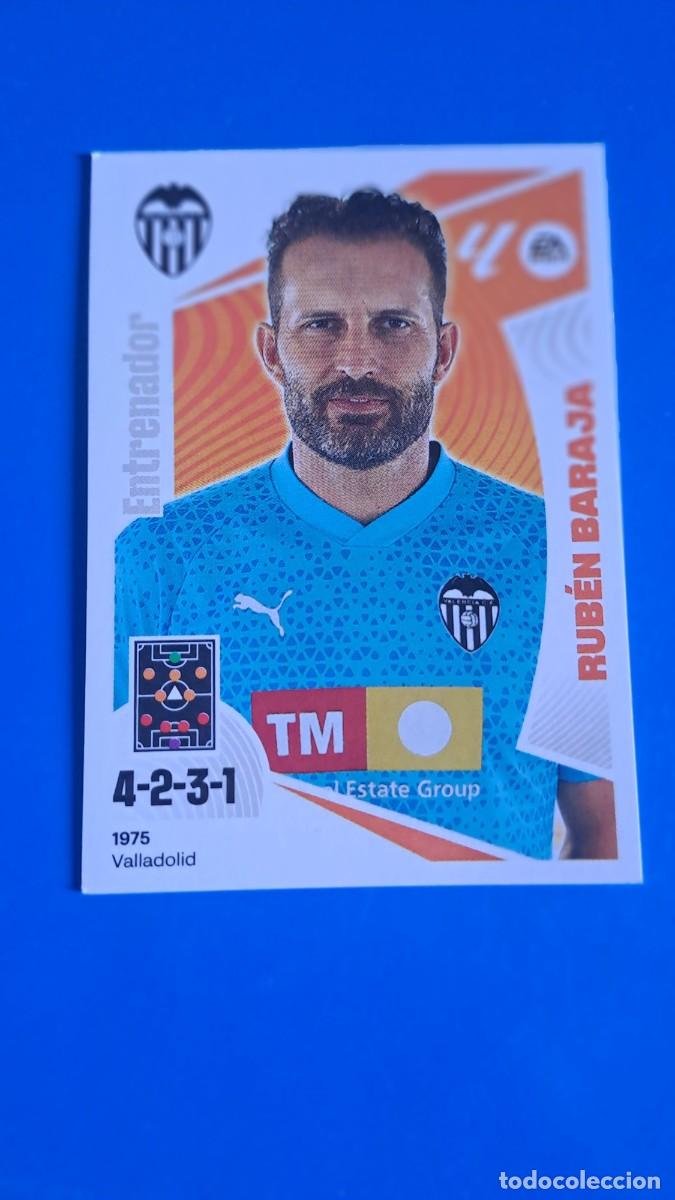 Coleccionismo deportivo: LIGA ESTE 2024 2025 24 25 N&ordm; 2 ENTRENADOR RUBEN BARAJA VALENCIA NUEVO SIN PEGAR