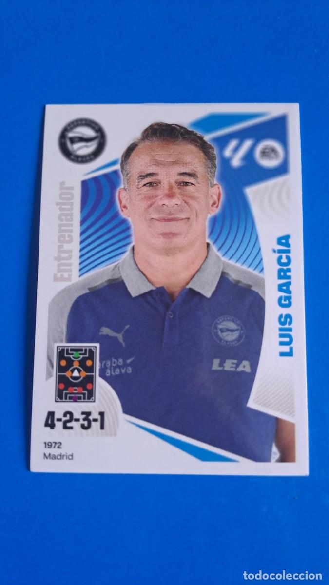 Coleccionismo deportivo: LIGA ESTE 2024 2025 24 25 N&ordm; 2 ENTRENADOR LUIS GARCIA ALAVES NUEVO SIN PEGAR