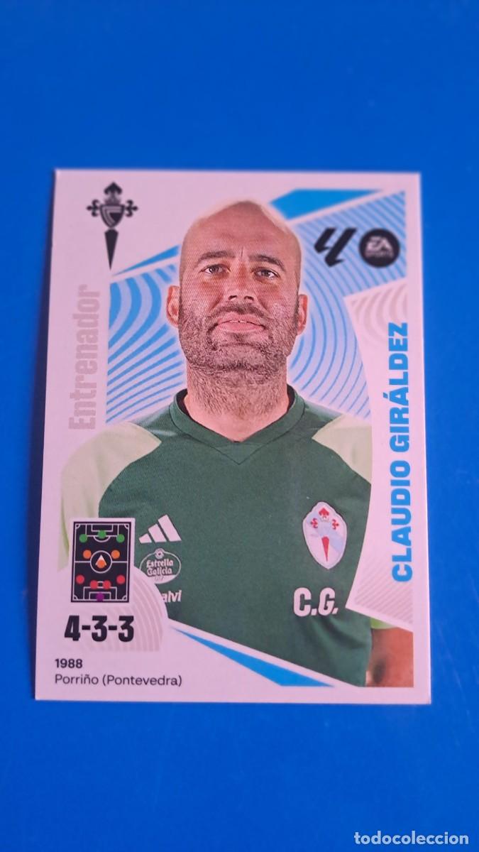 Coleccionismo deportivo: LIGA ESTE 2024 2025 24 25 N&ordm; 2 ENTRENADOR CLAUDIO GIRALDEZ CELTA VIGO NUEVO SIN PEGAR