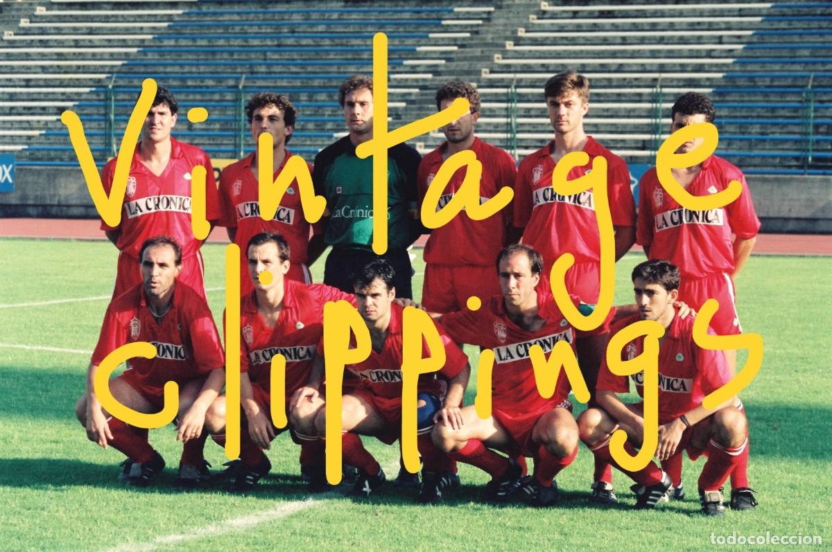 Coleccionismo deportivo: SD PONFERRADINA Fotografia 1991 Once Alineaci&oacute;n Liga 91-92 Segunda Divisi&oacute;n B Futbol Riazor foto