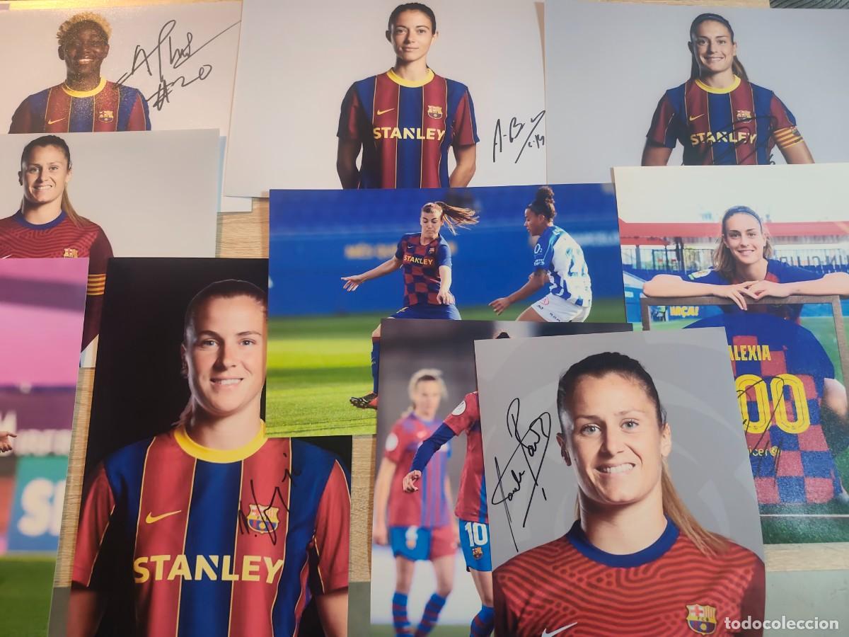Coleccionismo deportivo: Fotograf&iacute;as firmadas Fc Barcelona femenino