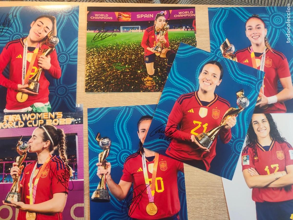 Collezionismo sportivo: Fotograf&iacute;as Selecci&oacute;n espa&ntilde;ola futbol femenino firmadas