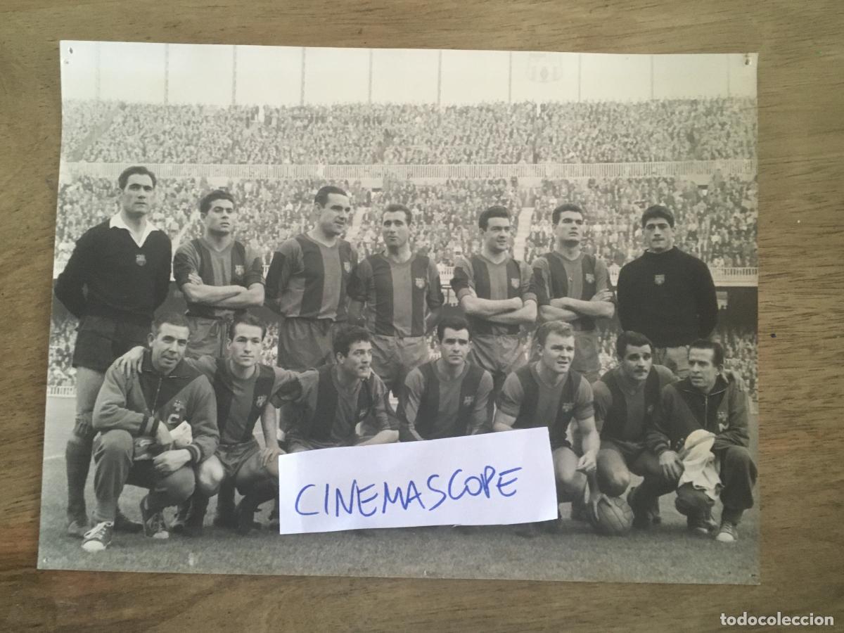 Coleccionismo deportivo: futbol club barcelona ladislao kubala foto original alineacion a&ntilde;os 50 fotografo morera falco