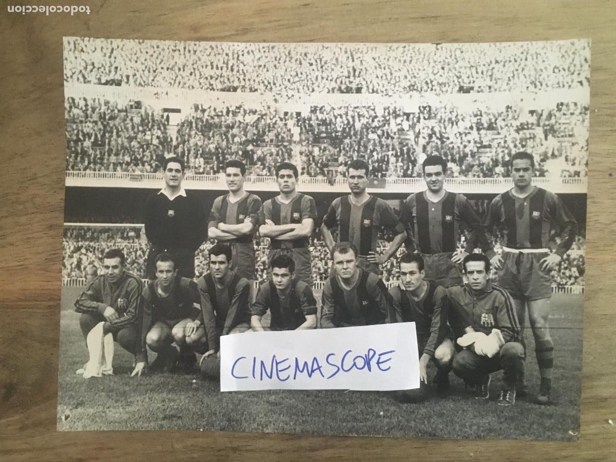 Coleccionismo deportivo: futbol club barcelona ladislao kubala luis suarez foto original alineacion a&ntilde;os 50
