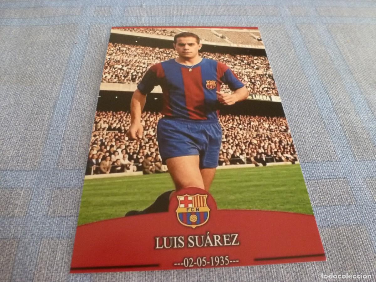 Collectionnisme sportif: FOTO MATE (11 X 15) F.C.BARCELONA- BAR&Ccedil;A- LUIS SUAREZ