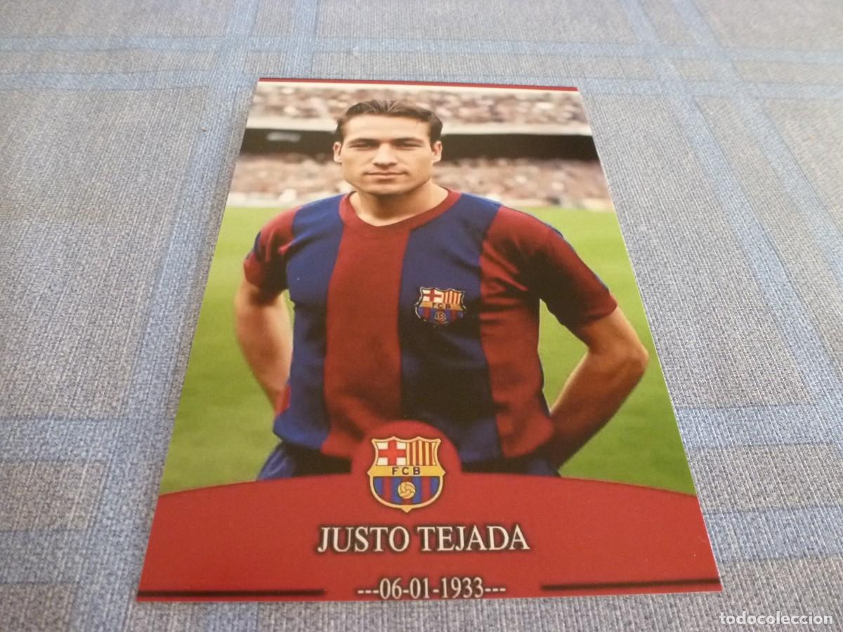 Collectionnisme sportif: FOTO MATE (11 X 15) F.C.BARCELONA- BAR&Ccedil;A- TEJADA