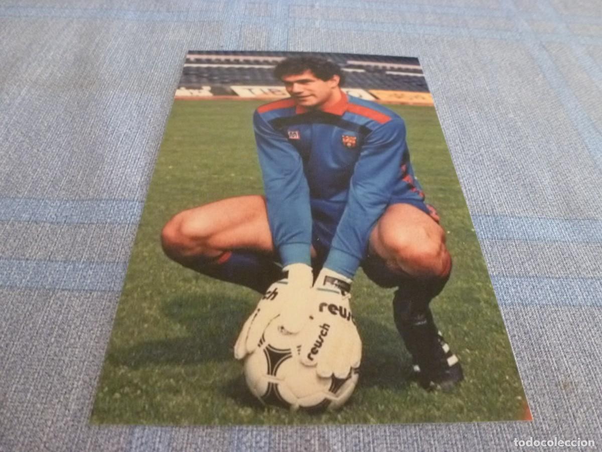 Collectionnisme sportif: FOTO MATE (11 X 15) F.C.BARCELONA- BAR&Ccedil;A- ZUBIZARRETA