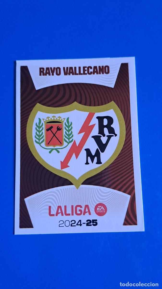 Collezionismo sportivo: LIGA ESTE 2024 2025 24 25 N&ordm; 1 ESCUDO RAYO VALLECANO NUEVO SIN PEGAR