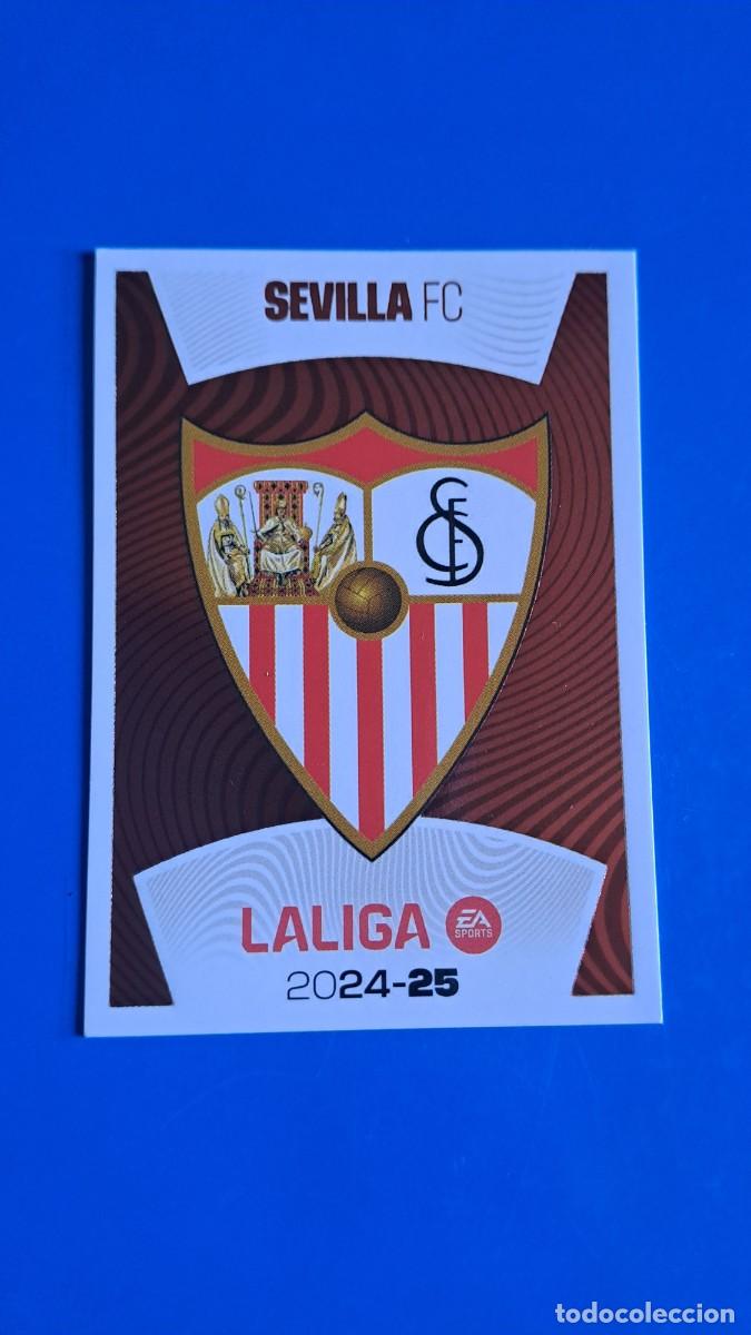 Collezionismo sportivo: LIGA ESTE 2024 2025 24 25 N&ordm; 1 ESCUDO SEVILLA NUEVO SIN PEGAR