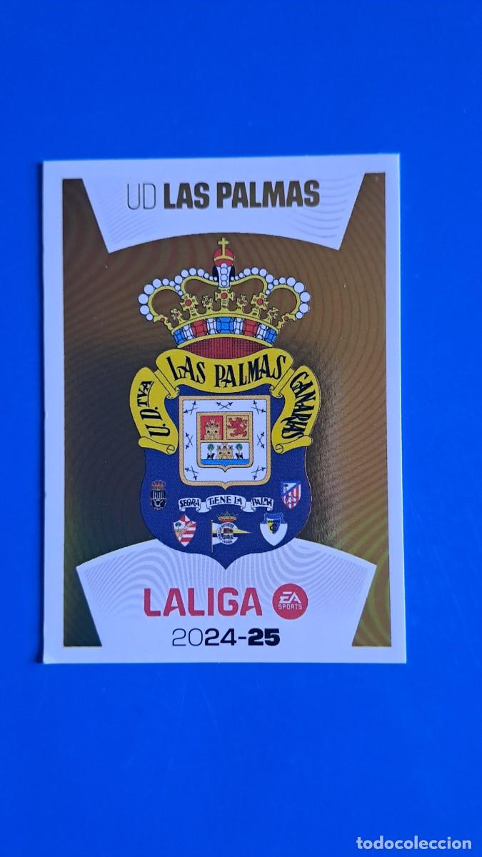 Collezionismo sportivo: LIGA ESTE 2024 2025 24 25 N&ordm; 1 ESCUDO LAS PALMAS NUEVO SIN PEGAR
