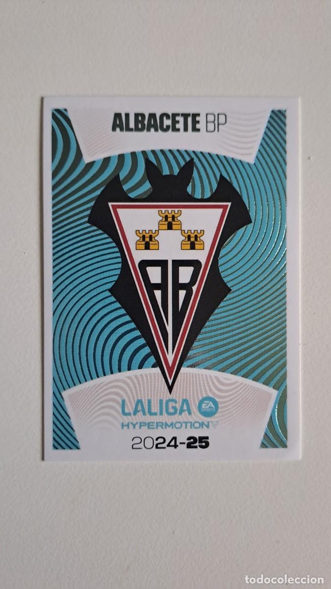 Coleccionismo deportivo: LIGA HYPERMOTION ESTE 2024 2025 24 25 N&ordm; 1 ESCUDO ALBACETE NUEVO SIN PEGAR