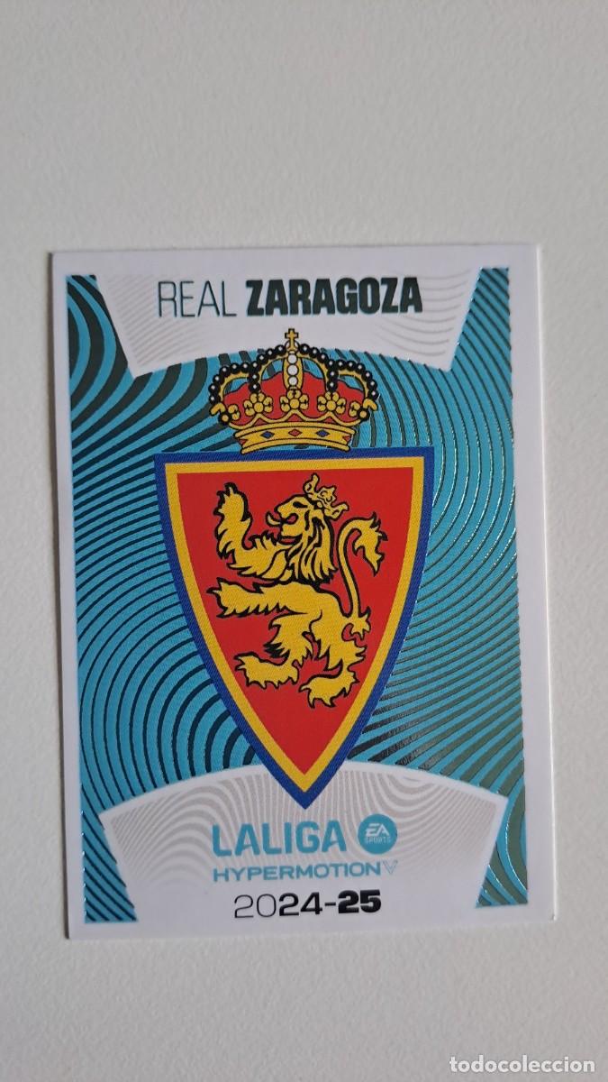 Coleccionismo deportivo: LIGA HYPERMOTION ESTE 2024 2025 24 25 N&ordm; 12 ESCUDO ZARAGOZA NUEVO SIN PEGAR