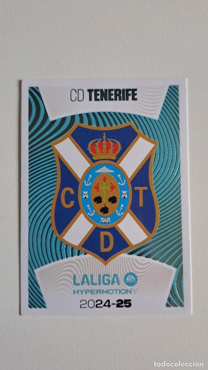 Collectionnisme sportif: LIGA ESTE HYPERMOTION 2024 2025 24 25 N&ordm; 21 ESCUDO TENERIFE NUEVO SIN PEGAR