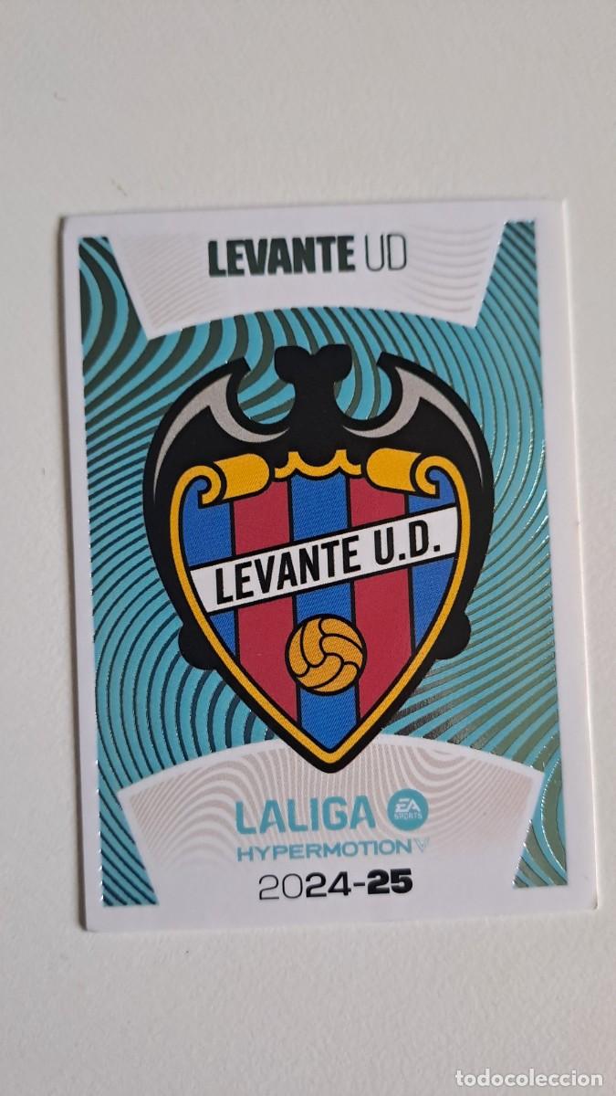 Coleccionismo deportivo: LIGA ESTE HYPERMOTION 2024 2025 24 25 N&ordm; 15 ESCUDO LEVANTE NUEVO SIN PEGAR