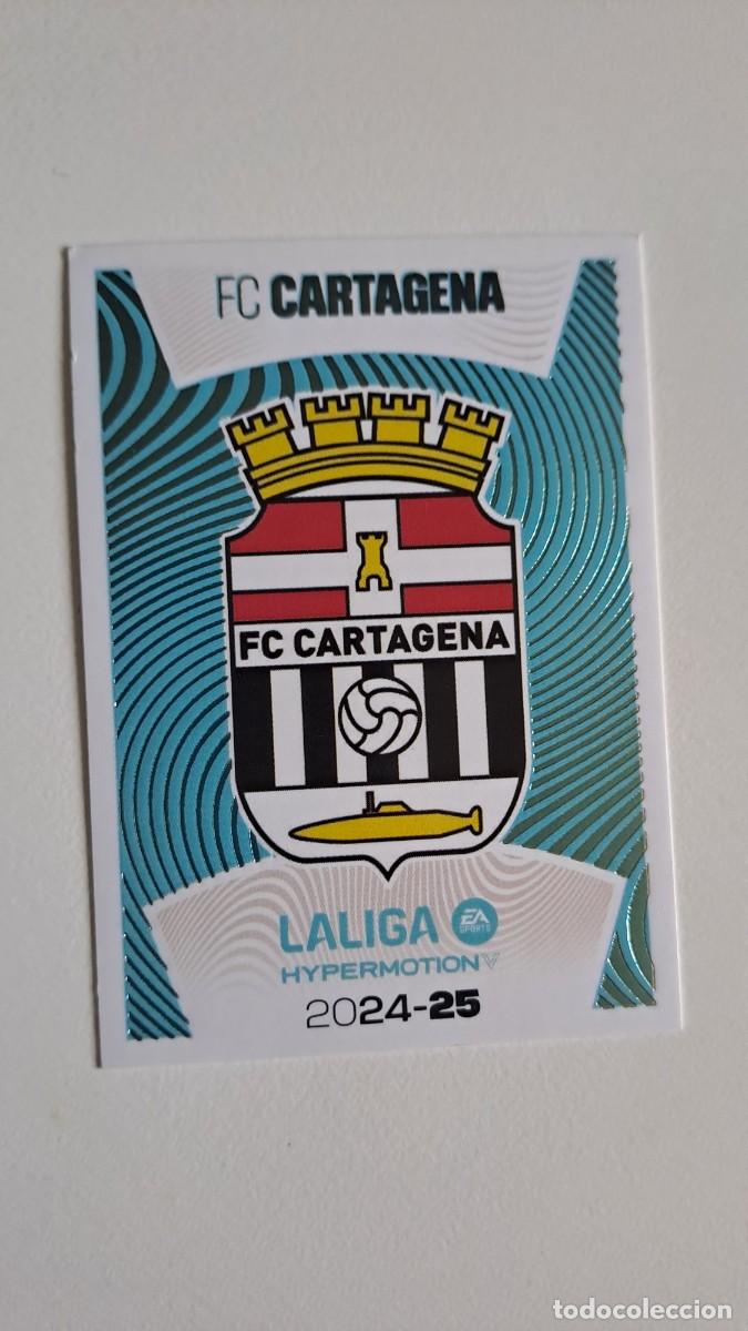 Coleccionismo deportivo: LIGA ESTE HYPERMOTION 2024 2025 24 25 N&ordm; 5 ESCUDO CARTAGENA NUEVO SIN PEGAR