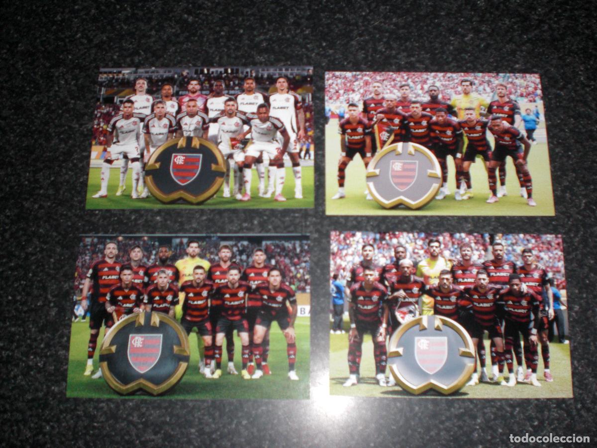 Collectionnisme sportif: LOTE 4 FOTOS FLAMENGO BRASIL MUNDIAL DE CLUBS 2025