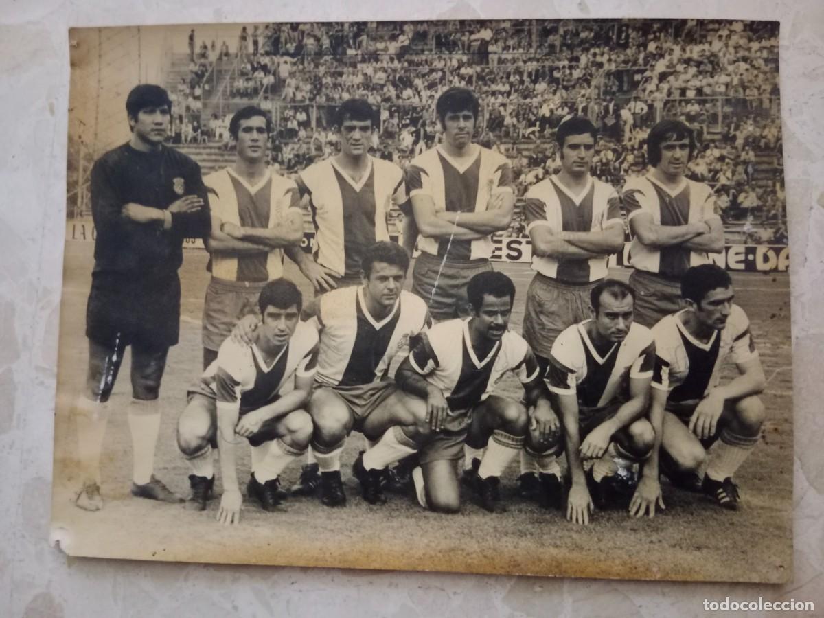 Coleccionismo deportivo: FOTO PLANTILLA / EQUIPO / ALINEACION RCD ESPA&Ntilde;OL DE BARCELONA A&Ntilde;OS 50/60 - 18 x 24 CM - J. GUERRERO