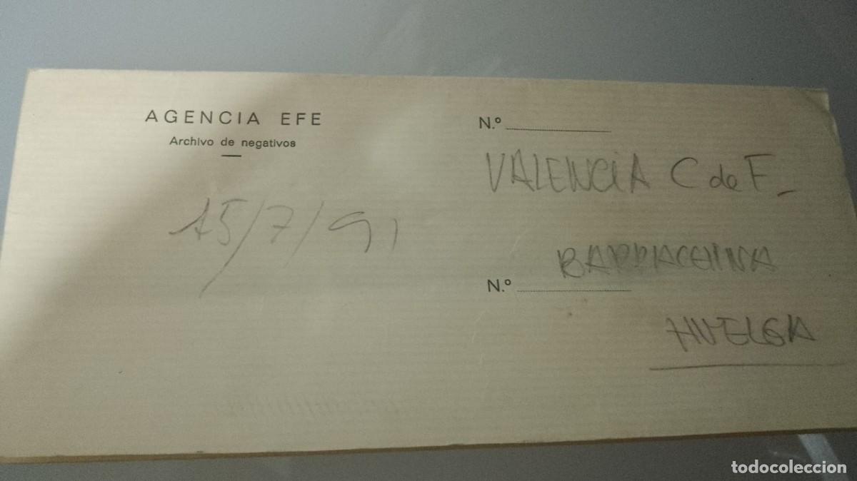 Collectionnisme sportif: Negativos Valencia CF Temporada 1991-1992 (AGENCIA EFE)