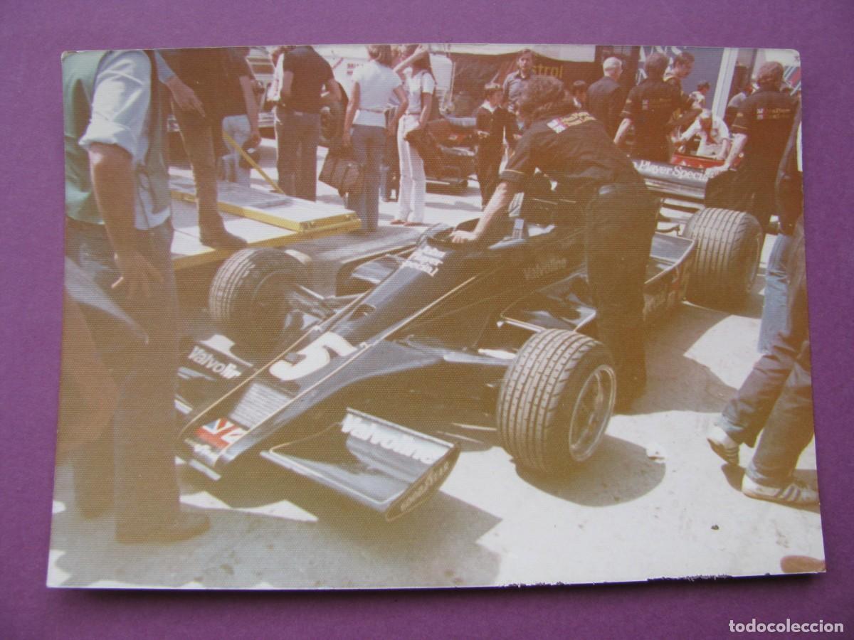 Sammelleidenschaft Sport: 3 FOTOS ORIGINALES FORMULA 1 GP ESPA&Ntilde;A 1978. CIRCUITO JARAMA. lOTUS DE MARIO ANDRETTI. 12X9 CM