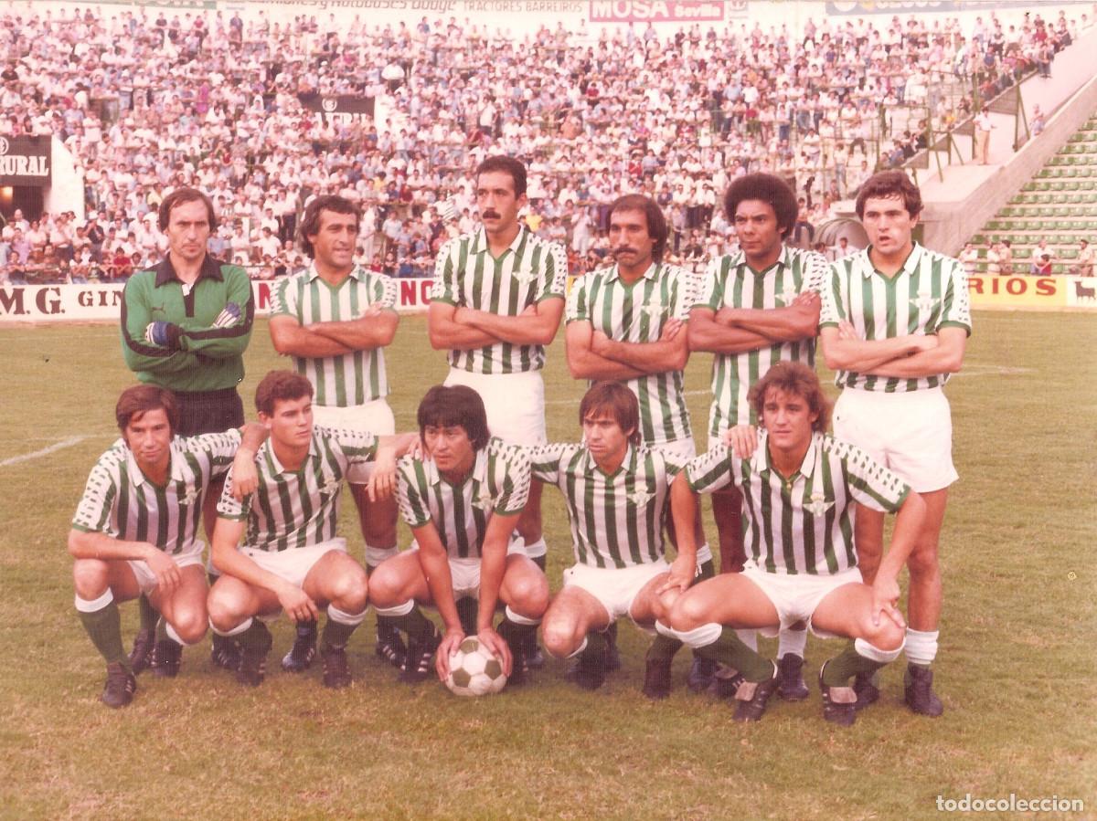 Collectionnisme sportif: FOTOGRAF&Iacute;A ORIGINAL REAL BETIS 1981/82 (24 CM X 18 CM)