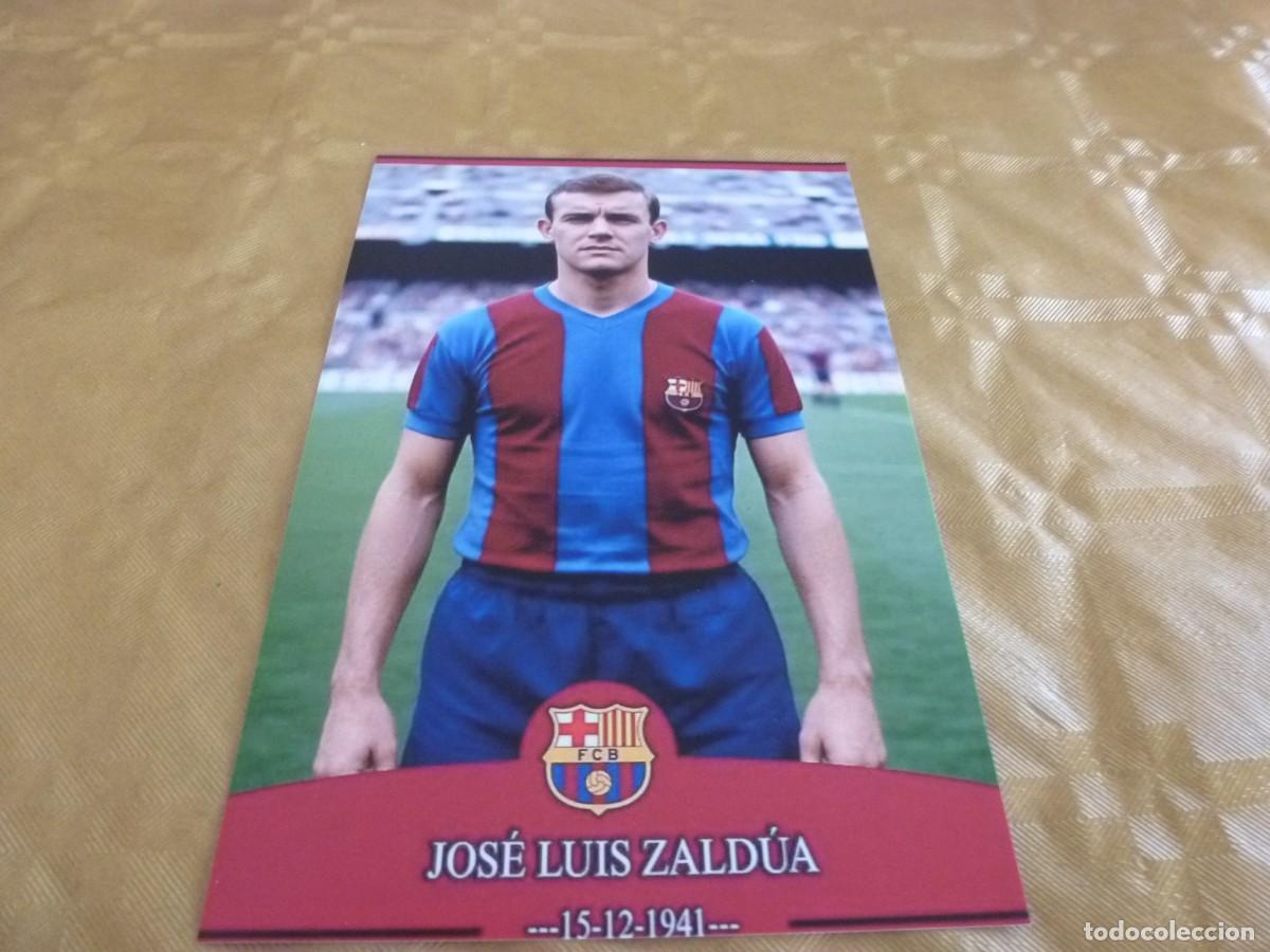 Coleccionismo deportivo: FOTO MATE (11 X 15 ) F.C.BARCELONA- ZALDUA- BAR&Ccedil;A