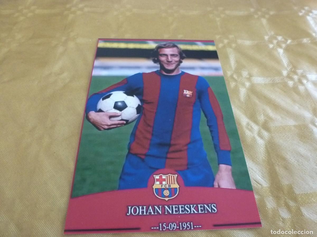 Coleccionismo deportivo: FOTO MATE (11 X 15 ) F.C.BARCELONA- NEESKENS- BAR&Ccedil;A