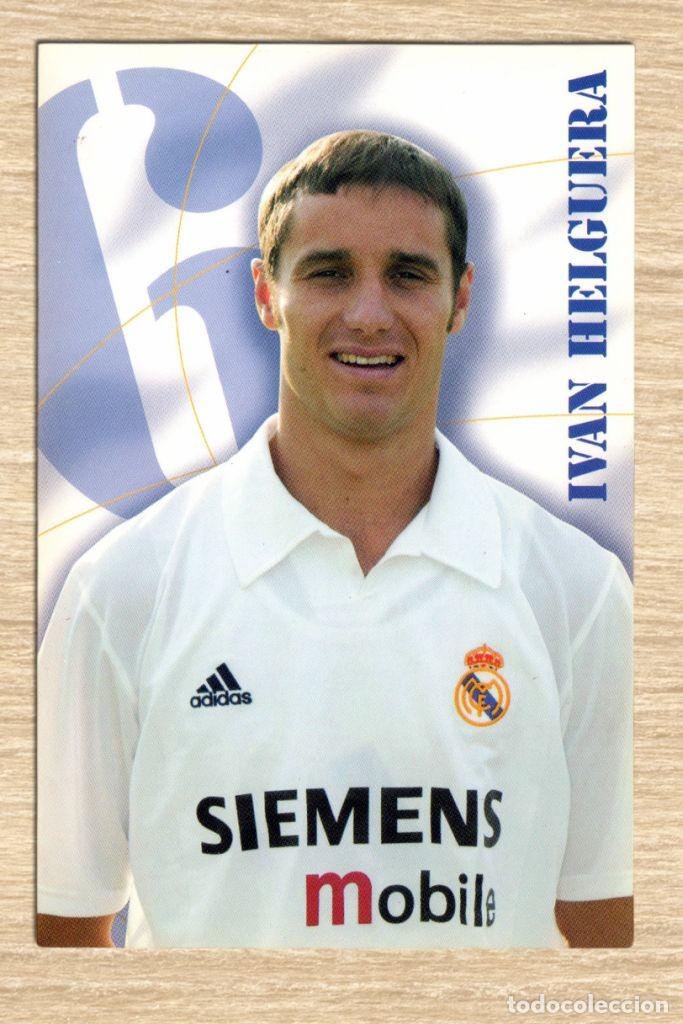 Sports collectibles: Foto Oficial del Real Madrid Iv&aacute;n Helguera