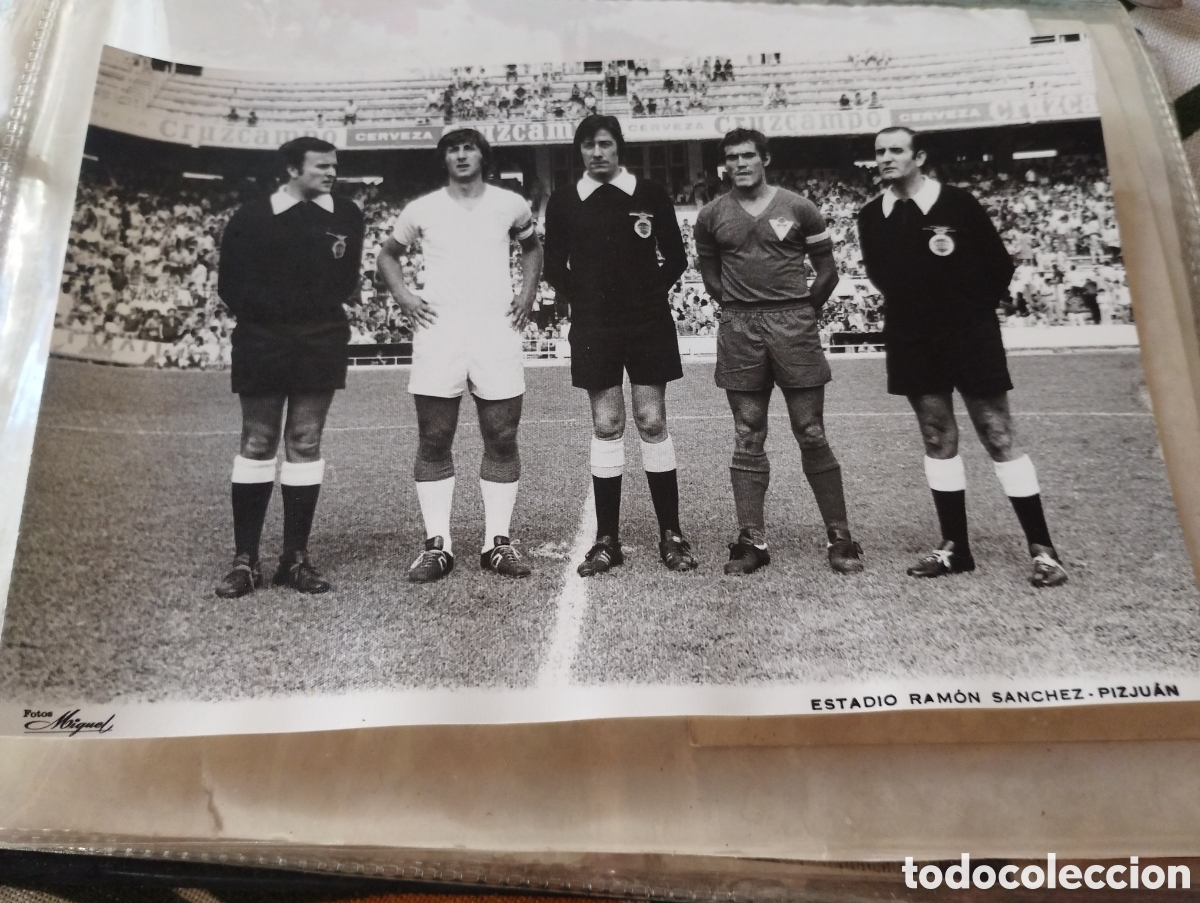 Coleccionismo deportivo: Foto original de la &eacute;poca estadio Ram&oacute;n S&aacute;nchez - Pizju&aacute;n fotos Miguel