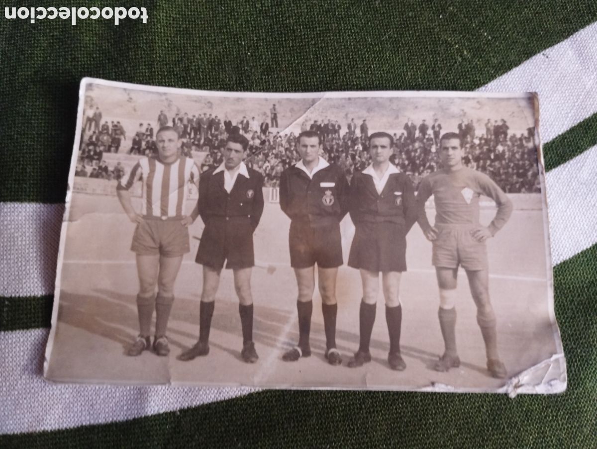 Coleccionismo deportivo: Fotografia original del Campo del Villarrobledo a&ntilde;o 1961