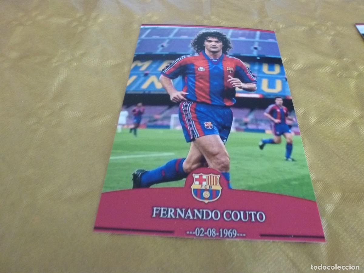 Coleccionismo deportivo: FOTO MATE (11 X 15) FERNANDO COUTO (BAR&Ccedil;A)