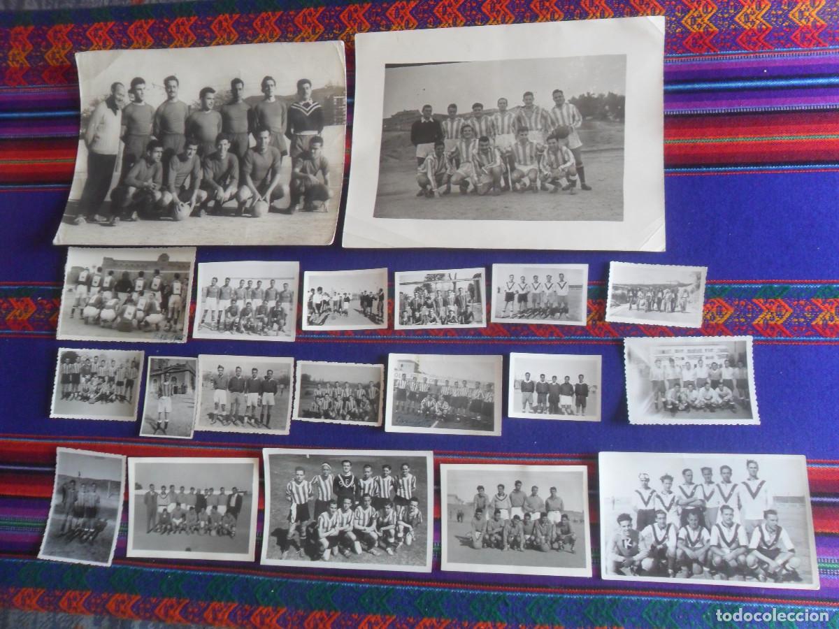 Coleccionismo deportivo: FOTO ORIGINAL ATHL&Eacute;TIC DE BILBAO EN CHAMART&Iacute;N TEMPORADA 1935 1936 Y 19 M&Aacute;S F&Uacute;TBOL REGIONAL DE MADRID