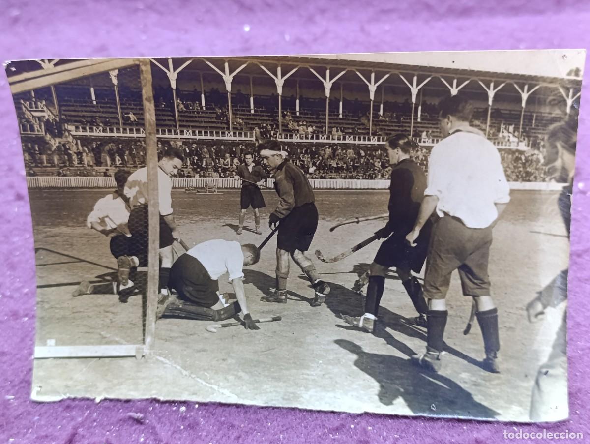 Coleccionismo deportivo: Fotograf&iacute;a de deporte hist&oacute;rica, 1926, Hockey sobre hierva en San Mam&eacute;s (Bilbao)