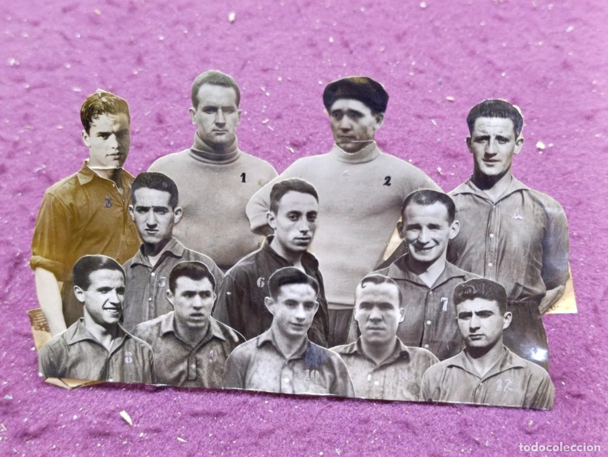 Sports collectibles: 1933, Fotomontaje Prensa Original, Club Atl&eacute;tico Osasuna, II&ordf; Rep&uacute;blica, sello Revista Cr&oacute;nica