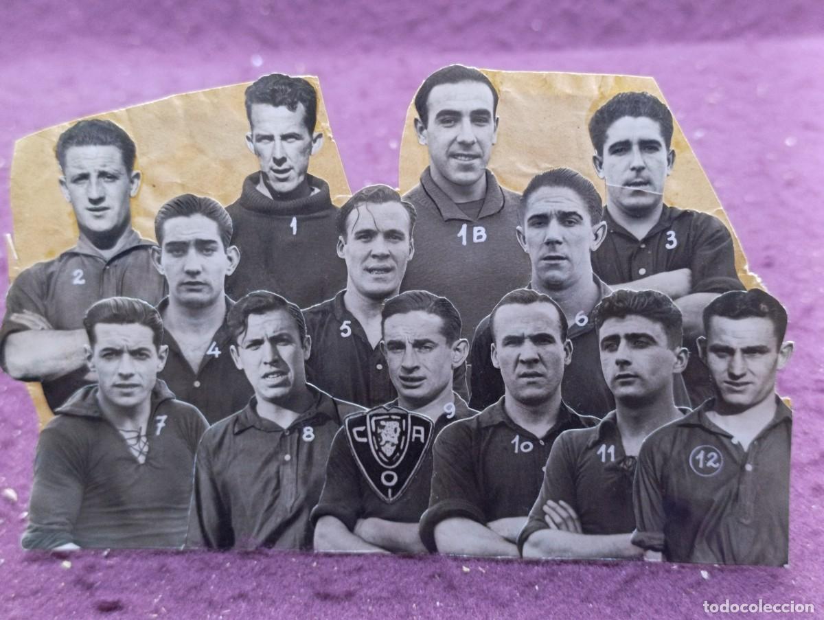 Sammelleidenschaft Sport: 1936, Fotomontaje Prensa Original, C. D. Nacional de Madrid (Osasuna), Revista Cr&oacute;nica