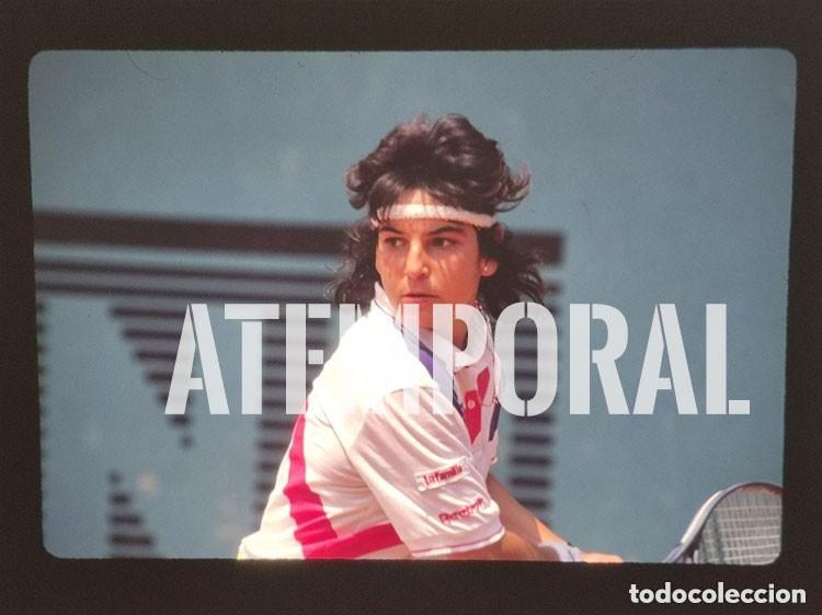 Coleccionismo deportivo: Lote de 16 fotos diapositivas originales Arantxa S&aacute;nchez Vicario Roland Garros 1989 ineditas - tenis