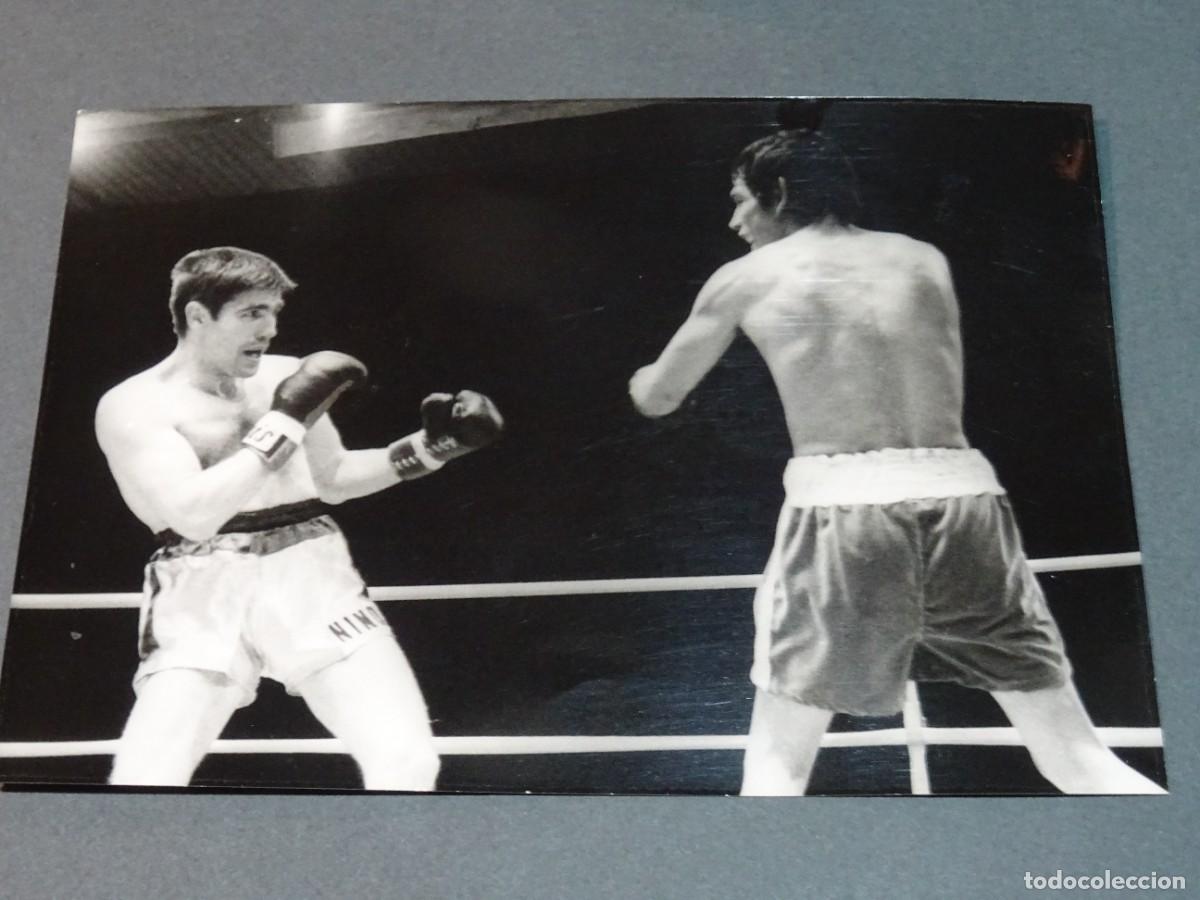 Coleccionismo deportivo: Fotograf&iacute;a Original de boxeador combate Championnat du monde en Monaco Carlos Monzon