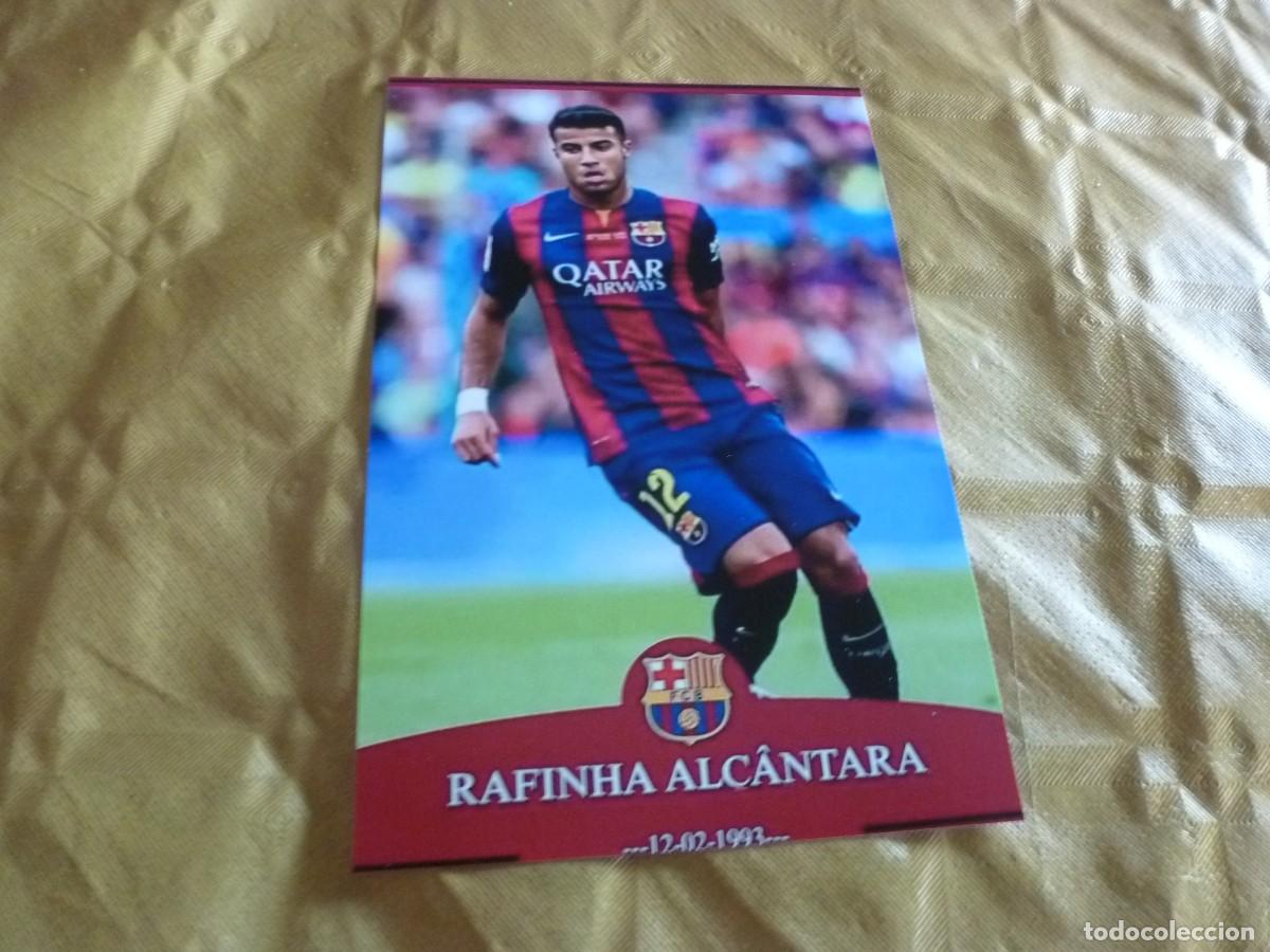 Coleccionismo deportivo: FOTO MATE (11 X 15) BAR&Ccedil;A -RAFINHA ALCANTARA