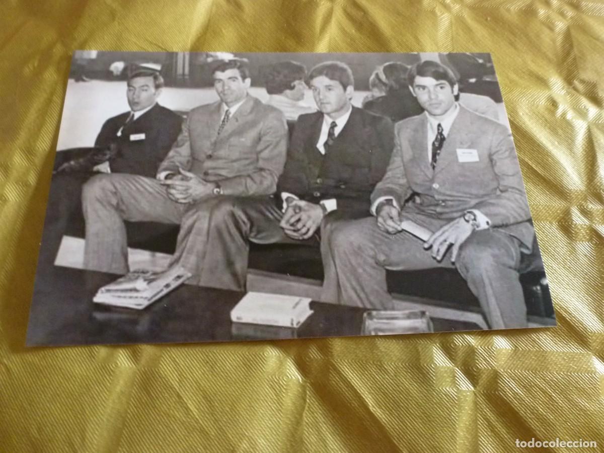 Coleccionismo deportivo: FOTO MATE (11 X 15) PEPE CLARAMUNT , IRIBAR,URIARTE,ETC SELECCION ESPA&Ntilde;OLA