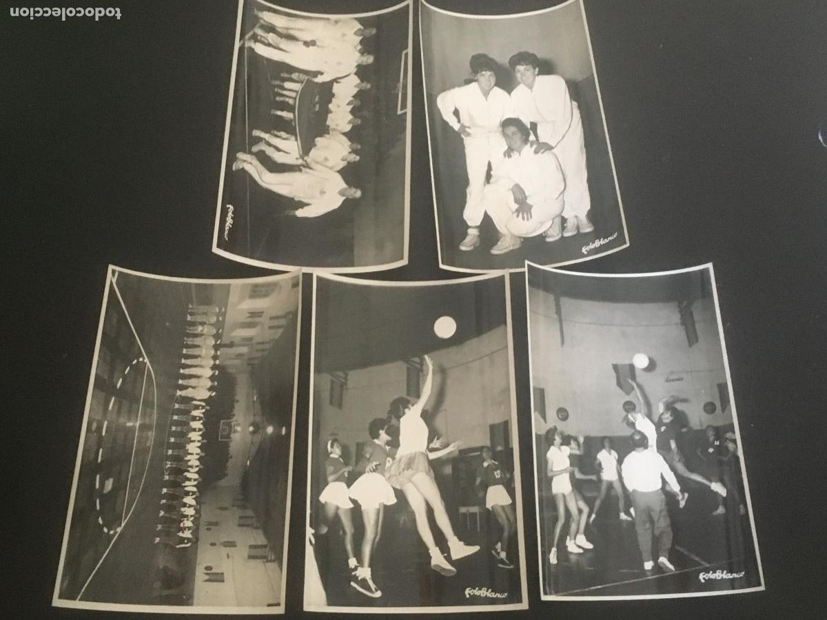 Coleccionismo deportivo: voleibol femenino lote 5 fotos originales antiguas a&ntilde;os 60-70