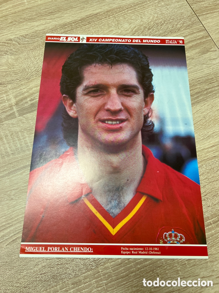 Collectionnisme sportif: 1994 CHENDO POSTER MUNDIAL ITALIA 90 DIARIO EL SOL MEDIDAS 27X40 APROX