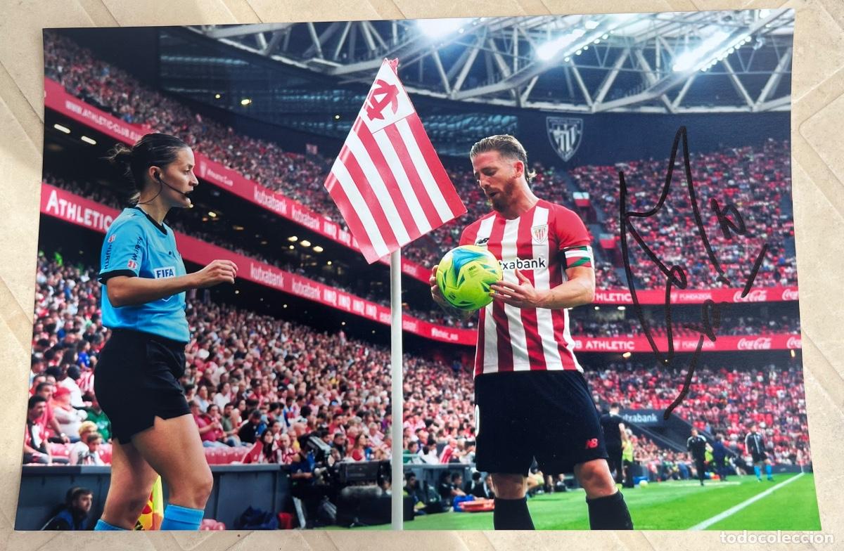 Colecionismo desportivo: FOTOGRAF&Iacute;A DE IKER MUNIAIN FIRMADA ATL&Eacute;TIC DE BILBAO SAN MAMES