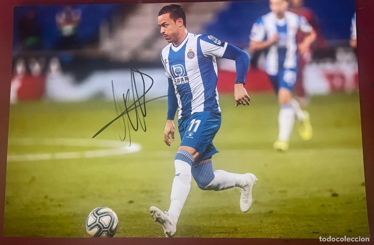 Coleccionismo deportivo: FOTOGRAF&Iacute;A DE RA&Uacute;L DE TOM&Aacute;S FIRMADA REAL CLUB DEPORTIVO ESPA&Ntilde;OL