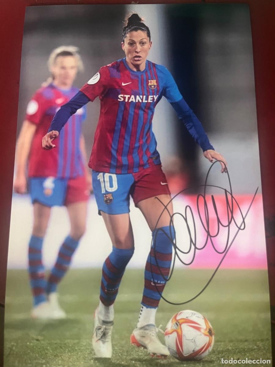 Coleccionismo deportivo: FOTOGRAF&Iacute;A DE JENIFER HERMOSO FIRMADA FUTBOL CLUB BARCELONA.