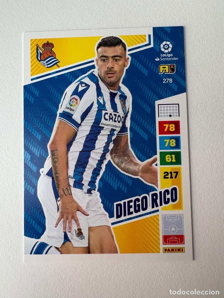 Coleccionismo deportivo: Diego Rico Real Sociedad 278 Adrenalyn 2022-23